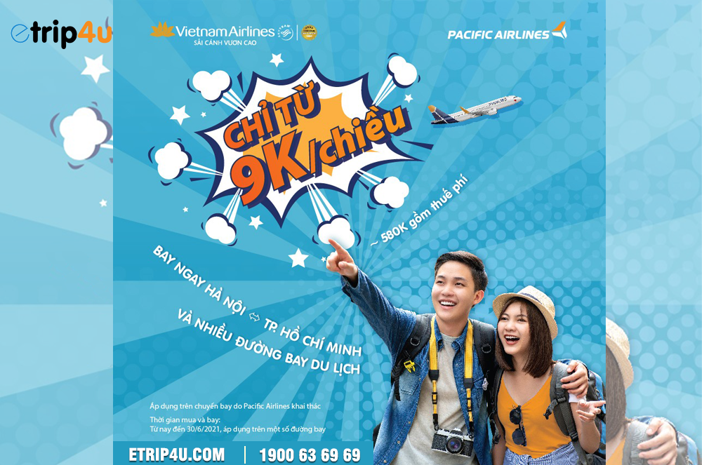 Vi vu mùa hè cùng ưu đãi chỉ từ 9K của Pacific Airlines Vi vu mùa hè cùng ưu đãi chỉ từ 9K của Pacific Airlines