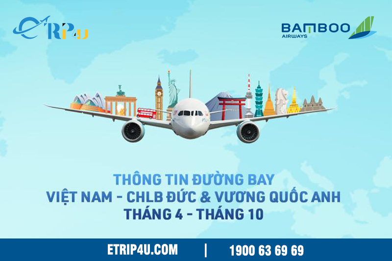 Vi vu trời Âu với giá siêu ưu đãi từ Bamboo Airways Vi vu trời Âu với giá siêu ưu đãi từ Bamboo Airways