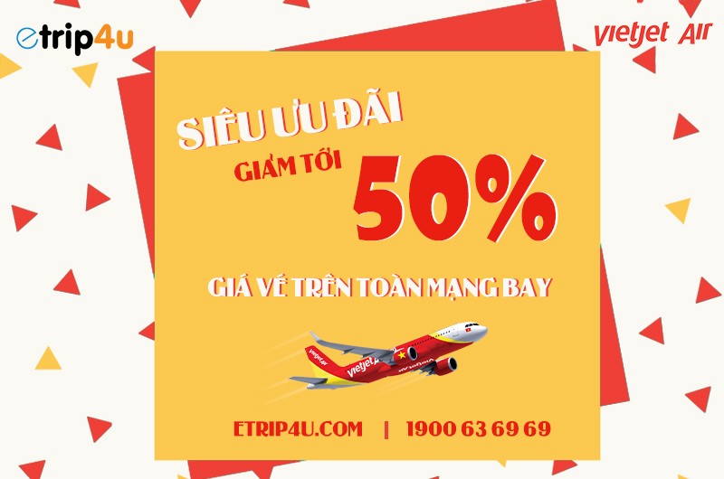 Cập nhật ưu đãi mới nhất từ Vietjet Air Cập nhật ưu đãi mới nhất từ Vietjet Air
