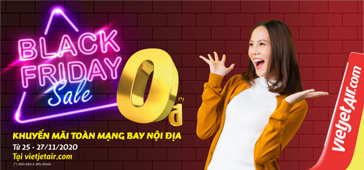 Vietjet Air khuyến mãi 0đ toàn mạng nội địa Vietjet Air khuyến mãi 0đ toàn mạng nội địa