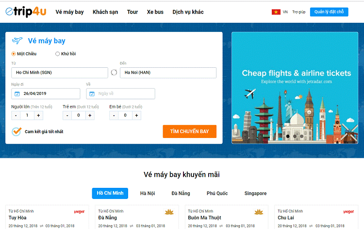Đặt vé máy bay khuyến mãi Vietnam Airlines tại Vnbuy Đặt vé máy bay khuyến mãi Vietnam Airlines tại Vnbuy
