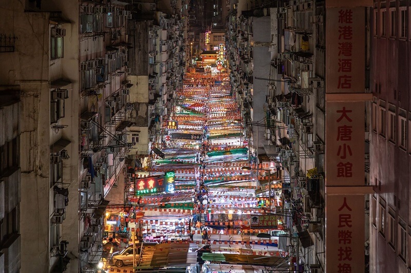 Khu chợ đêm Temple Street Khu chợ đêm Temple Street