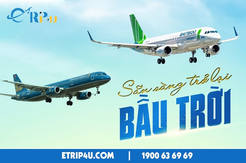Vietnam Airlines và Bamboo Airways khởi động lại các đường bay nội địa Vietnam Airlines và Bamboo Airways khởi động lại các đường bay nội địa